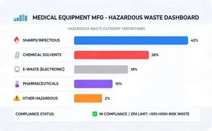 Hazardous waste percentage